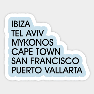 Gay Abroad! Sticker